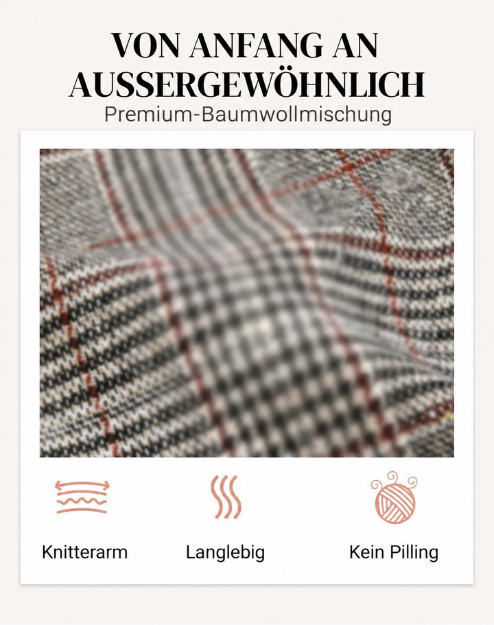 Frieda™ | Lässiger karierter Blazer mit Revers