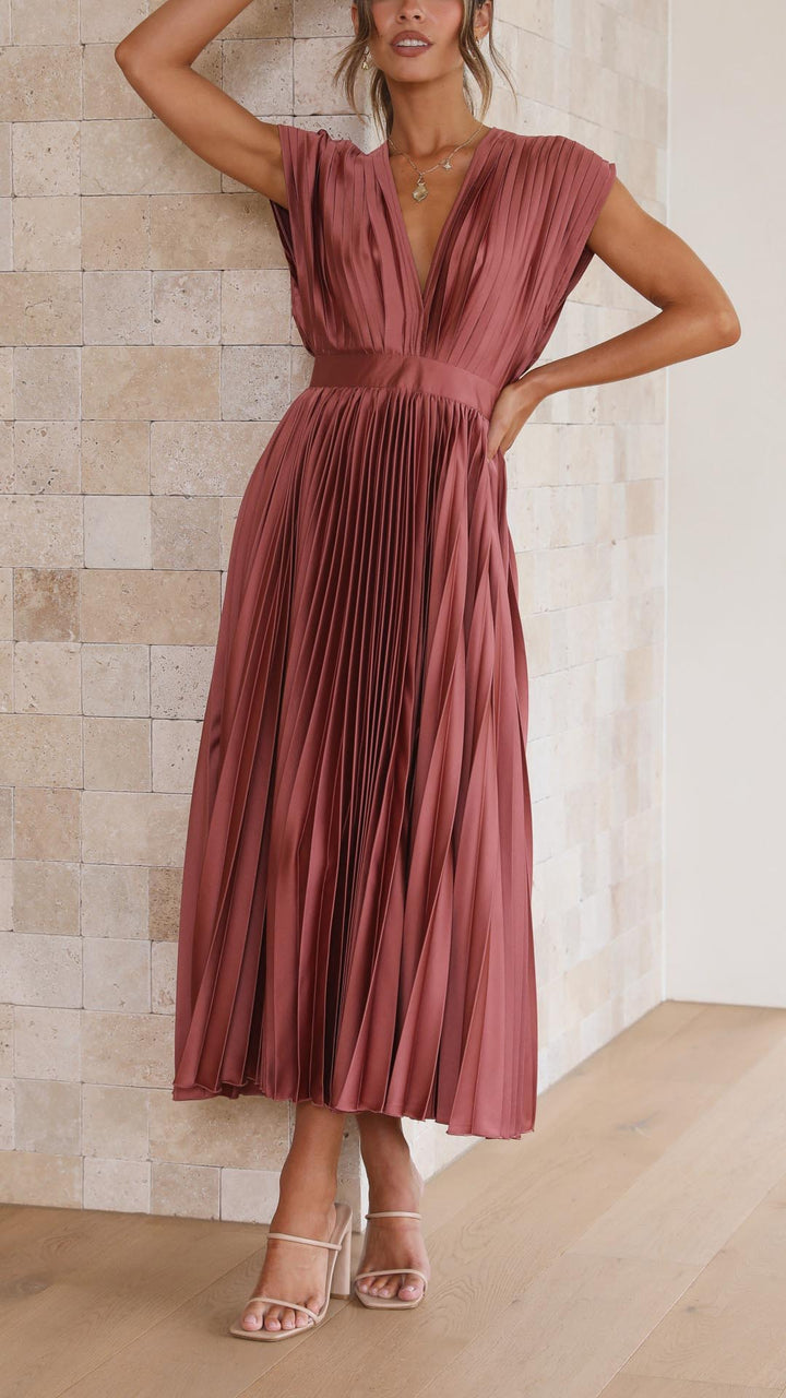 Sina | Kleid plissé elegant