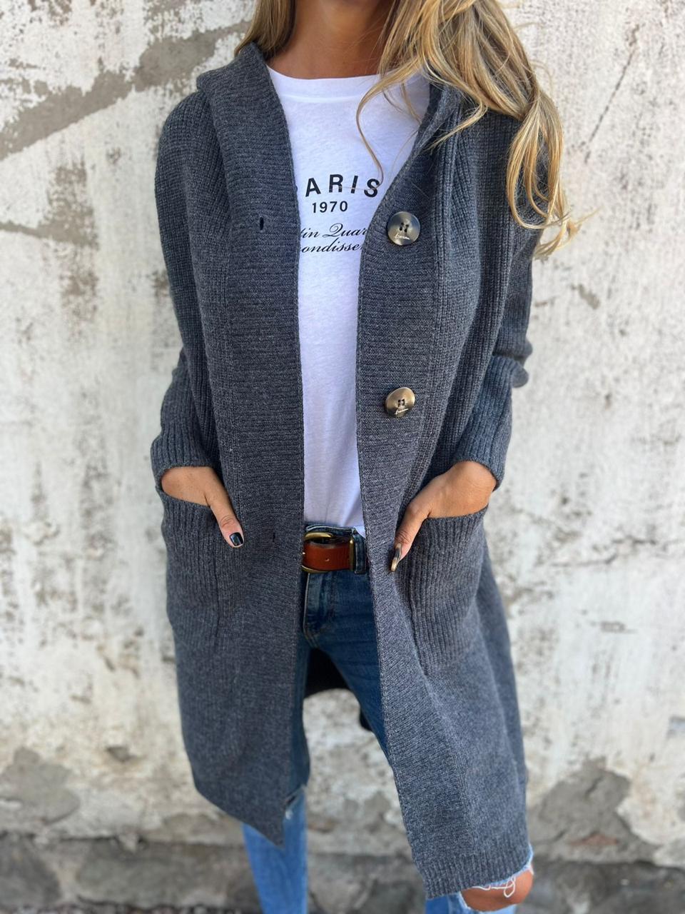 Giselle™| Langer, warmer Cardigan